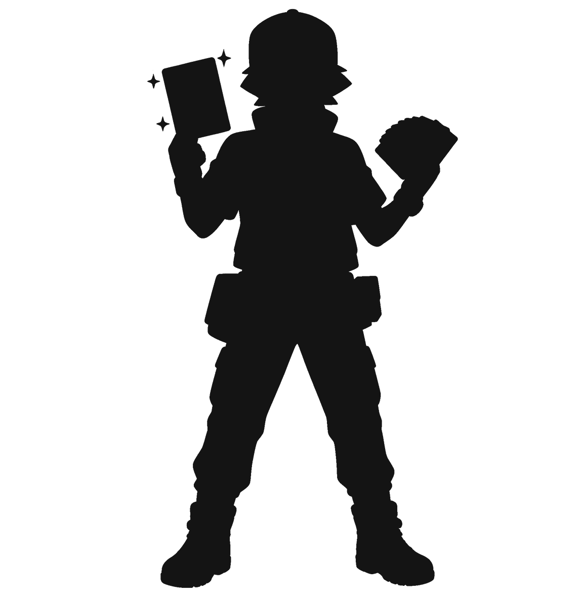 Trading card singles showcase booth silhouette at Collector's Paradise event